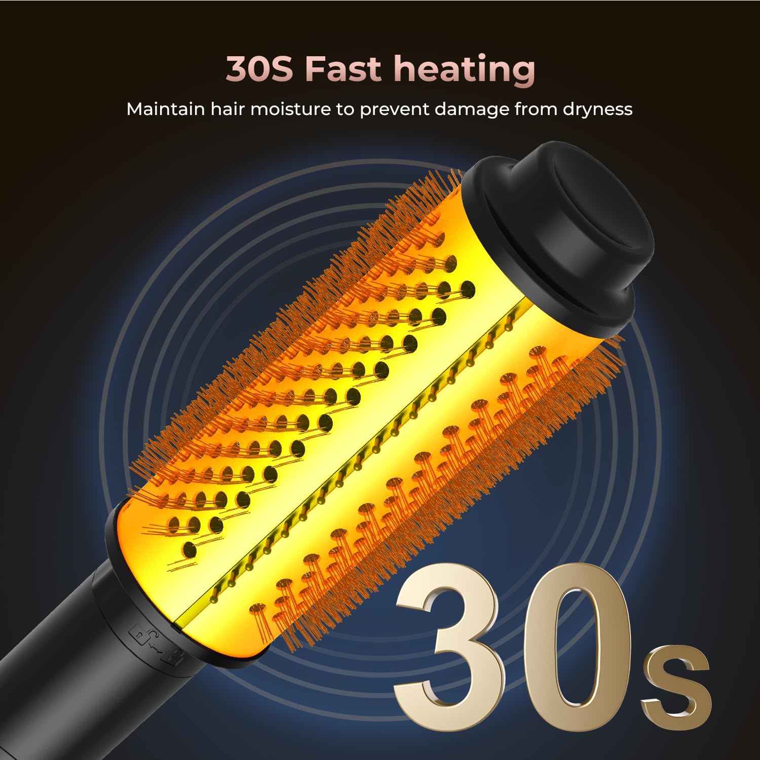 IUI® 3-in-1 Negative Ion Thermal Brush No.162