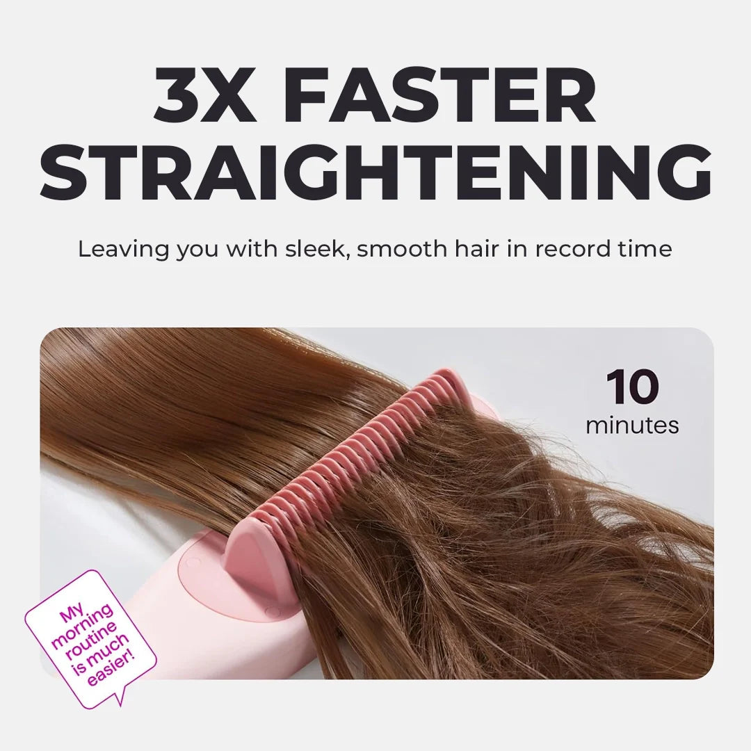 3-in-1 Pro Steam Straightening Brush