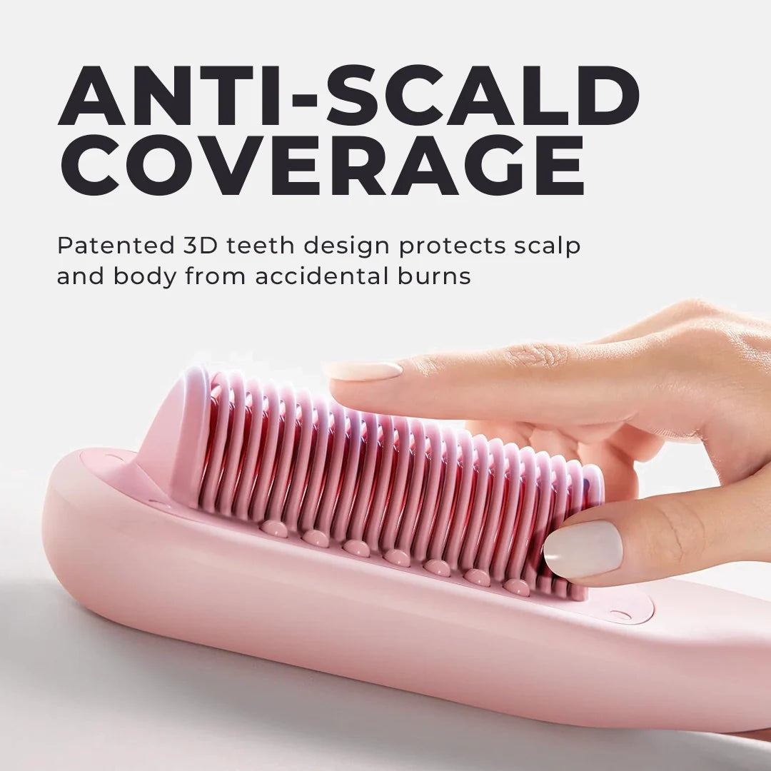 3-in-1 Pro Steam Straightening Brush