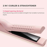 2-in-1 Cool Curl Airflow Styler & Straightener
