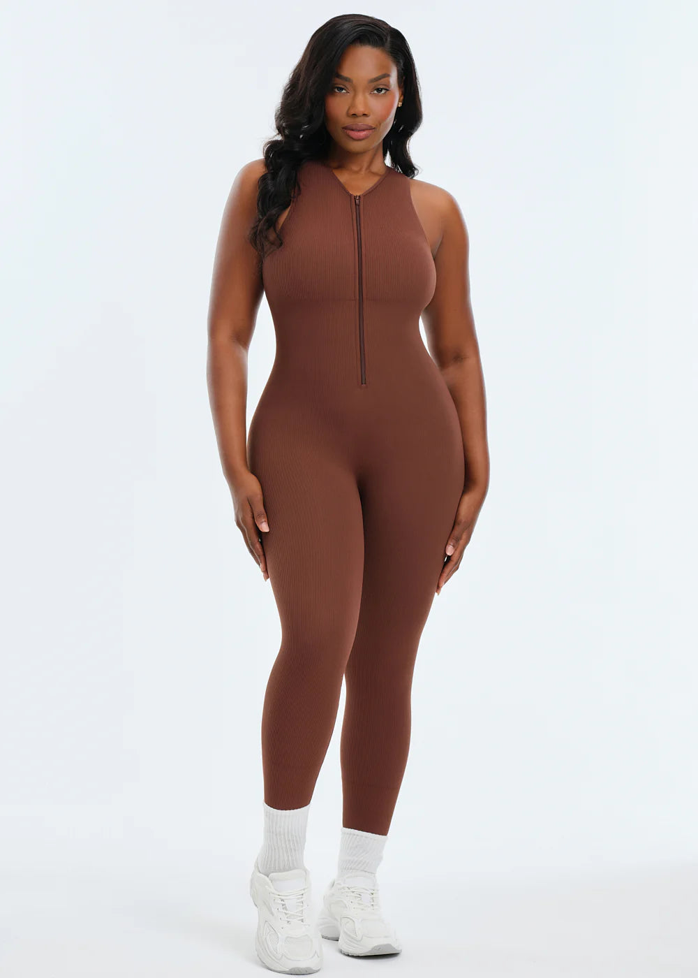 Front Zip Jumpsuit