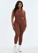 Front Zip Jumpsuit