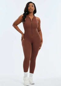 Front Zip Jumpsuit