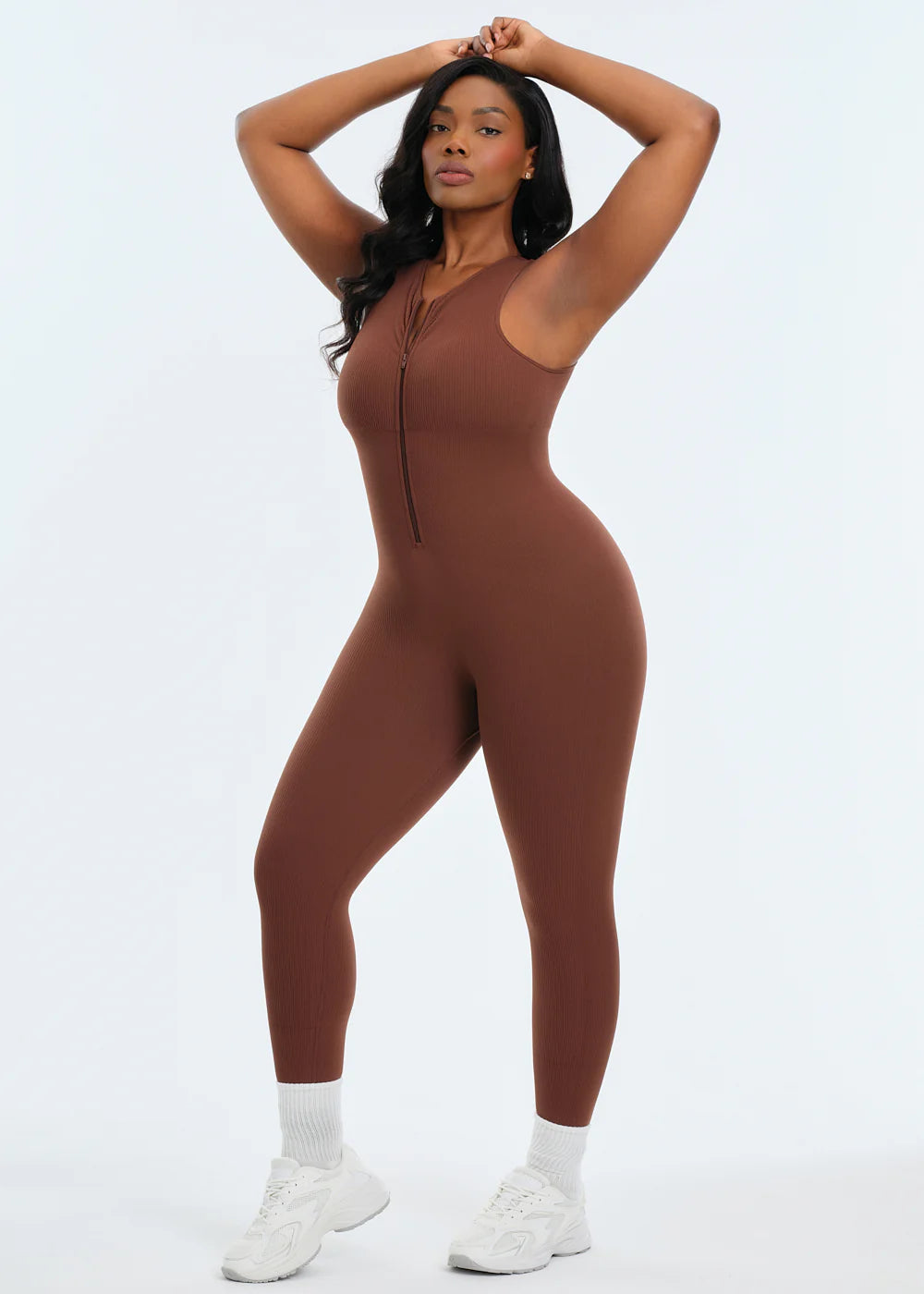 Front Zip Jumpsuit