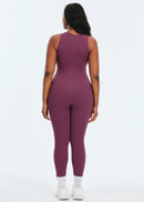 Front Zip Jumpsuit