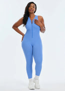 Front Zip Jumpsuit