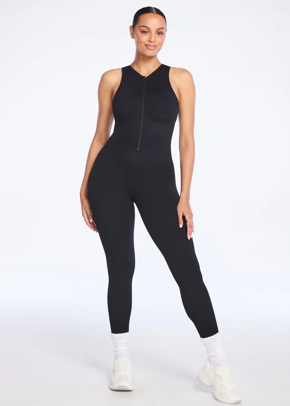 Front Zip Jumpsuit