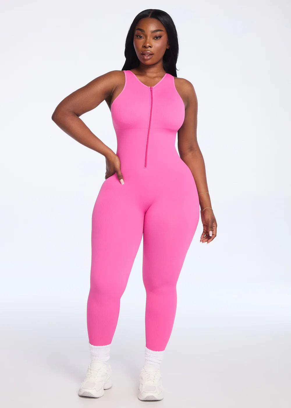 Front Zip Jumpsuit