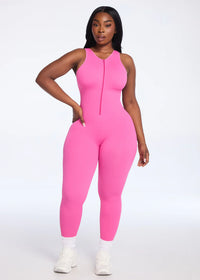 Front Zip Jumpsuit