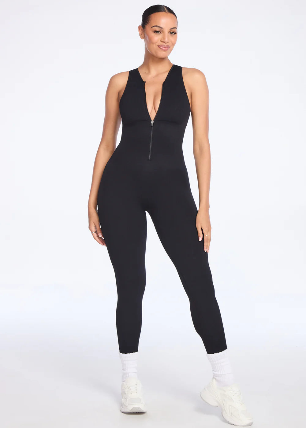 Front Zip Jumpsuit