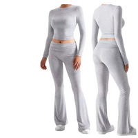Long Sleeve Top Tummy Control Yoga Set